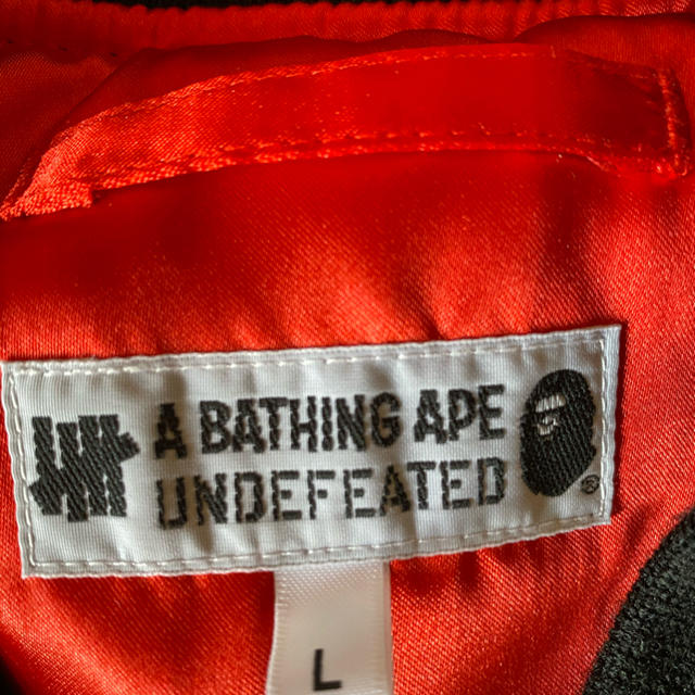 A BATHING APE(アベイシングエイプ)のBAPE ma-1 undefeated  メンズのジャケット/アウター(ダウンジャケット)の商品写真