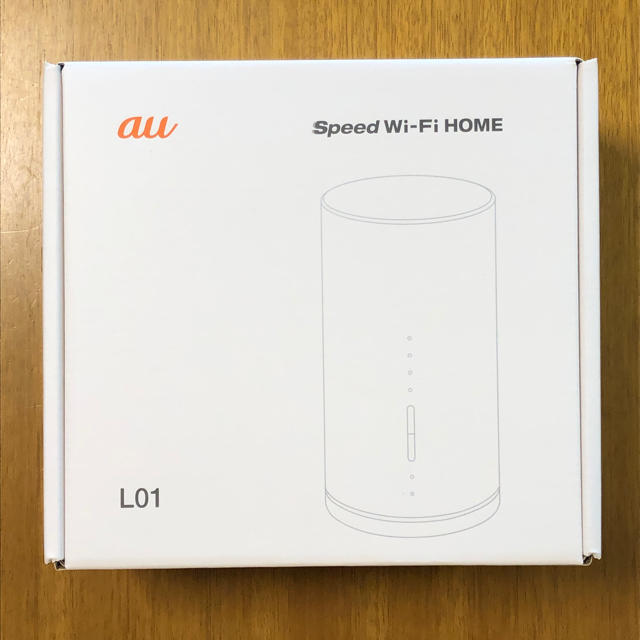 au(エーユー)のau WiMAX Speed Wi-Fi HOME L01 スマホ/家電/カメラのPC/タブレット(PC周辺機器)の商品写真