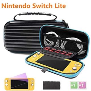 ニンテンドースイッチ(Nintendo Switch)の任天堂　Switch Lite専用保護ケース　耐衝撃　保護フィルム付き(保護フィルム)