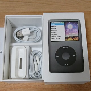 アップル(Apple)のipod classic 160GB black(ポータブルプレーヤー)