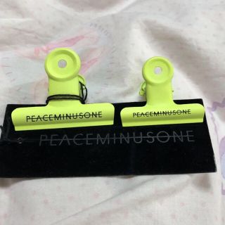 ピースマイナスワン(PEACEMINUSONE)のPEACEMINUSONE クリップ(ミュージシャン)