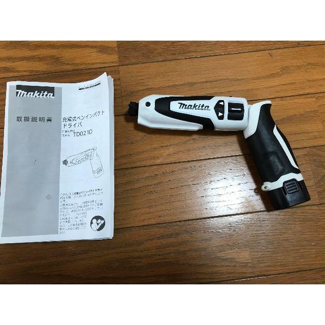 Makita(マキタ)のマキタ　makita 充電ペンインパクトドライバ　TD021D 本体+電池 その他のその他(その他)の商品写真