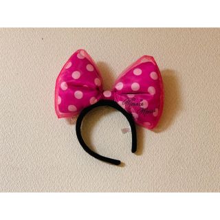 ディズニー(Disney)の【ほぼ未使用】ディズニーカチューシャ ミニー(カチューシャ)