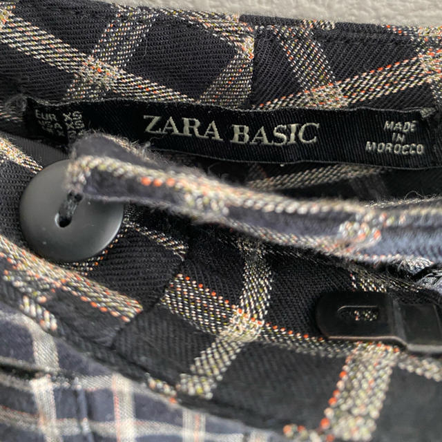 ZARA(ザラ)のZARA チェックパンツ　XS レディースのパンツ(カジュアルパンツ)の商品写真