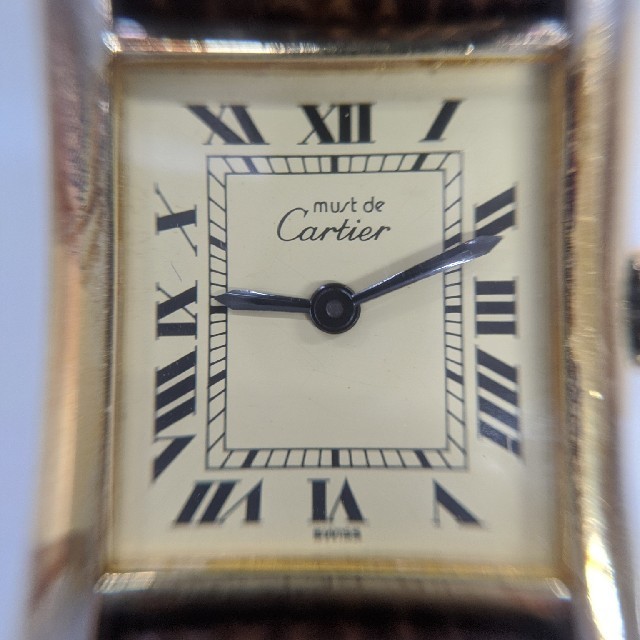 Cartier カルティエ マスト タンク レディース 手巻き 動作品ファッション小物