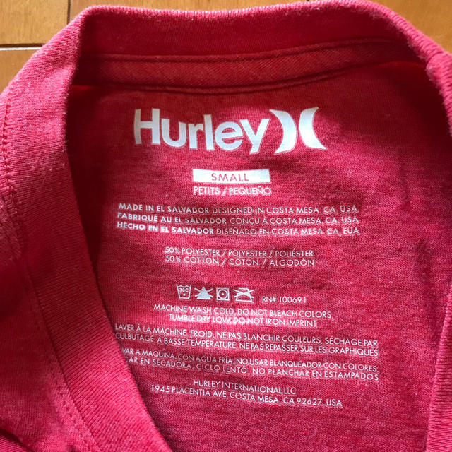 Hurley(ハーレー)の【美品】Hurley Tシャツ メンズのトップス(Tシャツ/カットソー(半袖/袖なし))の商品写真