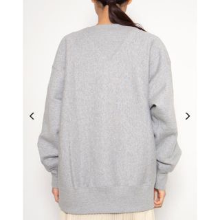 HYKE  LONG-SLV SWEATSHIRT(BIG)  裏起毛スウェット