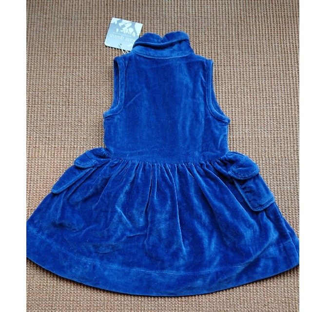 kate quinn オーガニックコットン ベルベット ワンピース 75 80 キッズ/ベビー/マタニティのベビー服(~85cm)(ワンピース)の商品写真