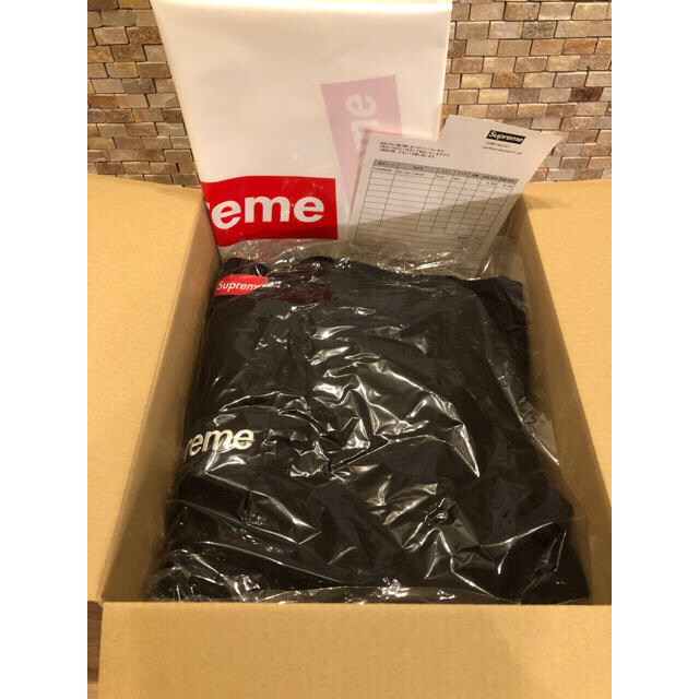 Supreme 18aw Box Logo Crewneck black 黒 S