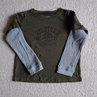 トミーヒルフィガー(TOMMY HILFIGER)のTOMMY HILFIGER  トミー重ね着風ロングTシャツ(Tシャツ/カットソー)