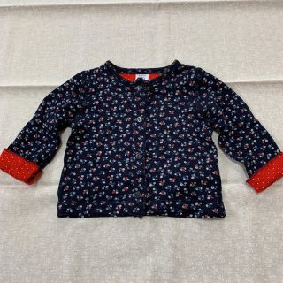 プチバトー(PETIT BATEAU)のプチバトー　カーディガン 6m(カーディガン/ボレロ)