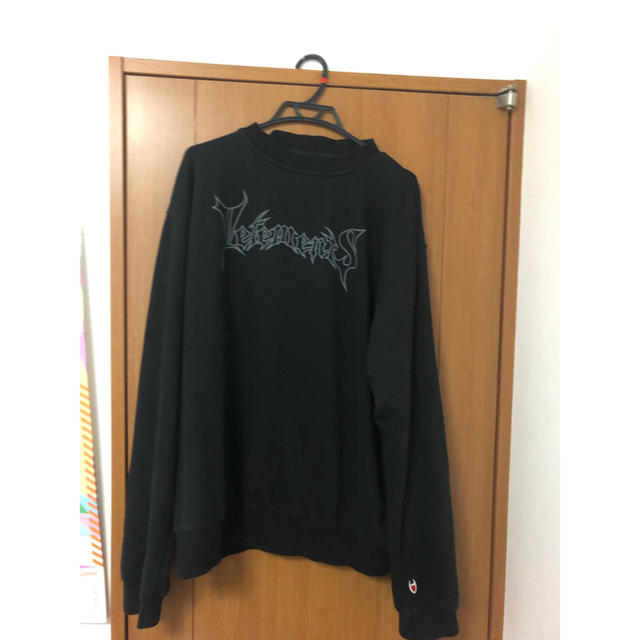 vetements メタルロゴ　リバーシブルスウェット