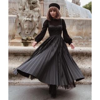 エイミーイストワール(eimy istoire)の本日限定価格✨ leather preated dress(ロングワンピース/マキシワンピース)