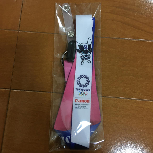 Canon(キヤノン)の東京オリンピック2020 マスコットネックストラップ【値下げしました！】 スマホ/家電/カメラのスマホアクセサリー(ネックストラップ)の商品写真