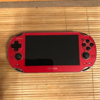 プレイステーションヴィータ(PlayStation Vita)の⭐︎ AJ様専用⭐︎PS vita  レッド(携帯用ゲーム機本体)