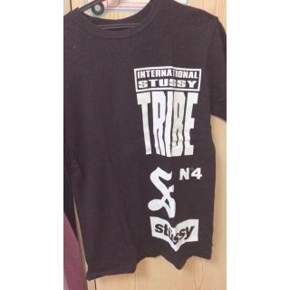 ステューシー(STUSSY)のstussy Tシャツ　黒(Tシャツ/カットソー(半袖/袖なし))