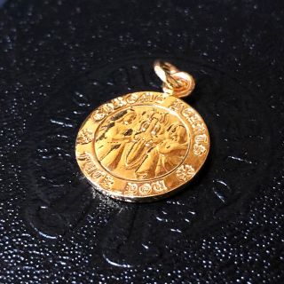 クロムハーツ　エンジェルメダル　ネックレストップ　22k 正規品(ネックレス)