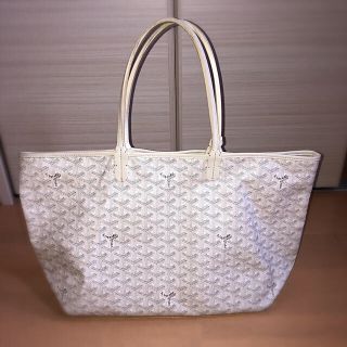 ゴヤール(GOYARD)の『kazariya様専用』【ゴヤール】サンルイPMホワイト(トートバッグ)