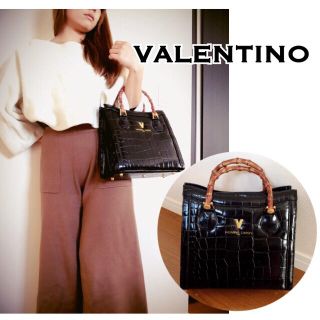 ヴァレンティノ(VALENTINO)の美品‼︎ヴァレンティノ バンブーバッグ(ハンドバッグ)