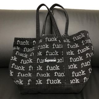 シュプリーム(Supreme)のSupreme Fuck Denim Tote Bag トートバッグ 13SS(トートバッグ)