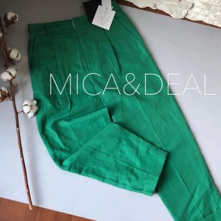 スコットクラブ(SCOT CLUB)の新品1.8万★上質日本製 MICA&DEAL センタープレスチノパンツ(クロップドパンツ)