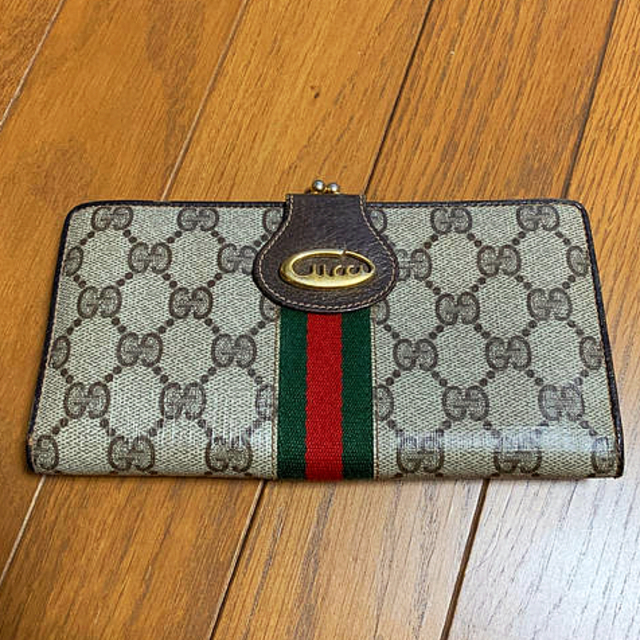 Gucci(グッチ)のオールドGUCCI長財布 レディースのファッション小物(財布)の商品写真