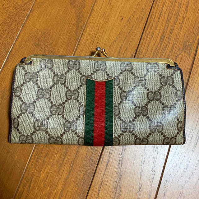 Gucci(グッチ)のオールドGUCCI長財布 レディースのファッション小物(財布)の商品写真