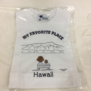 スヌーピー(SNOOPY)の希少 新品 ハワイ限定 日焼けスヌーピー Tシャツ90と100 マキさんデザイン(Tシャツ/カットソー)