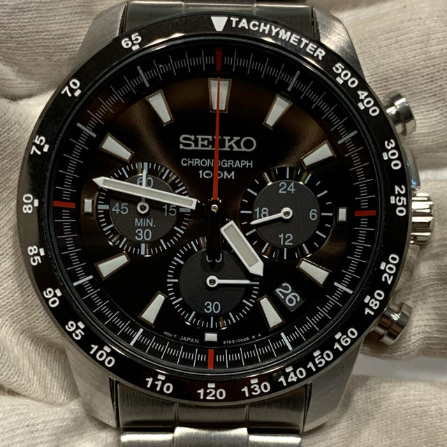 SEIKO - セイコー メンズ クロノグラフ 腕時計 6t63-00d0 黒文字 SEIKO - セイコー メンズ クロノグラフ 腕時計 6t63-00d0 黒文字