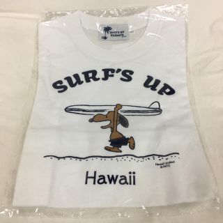 スヌーピー(SNOOPY)の120希少 新品 ハワイ限定 日焼けスヌーピー Tシャツマキさんデザイン サーフ(Tシャツ/カットソー)