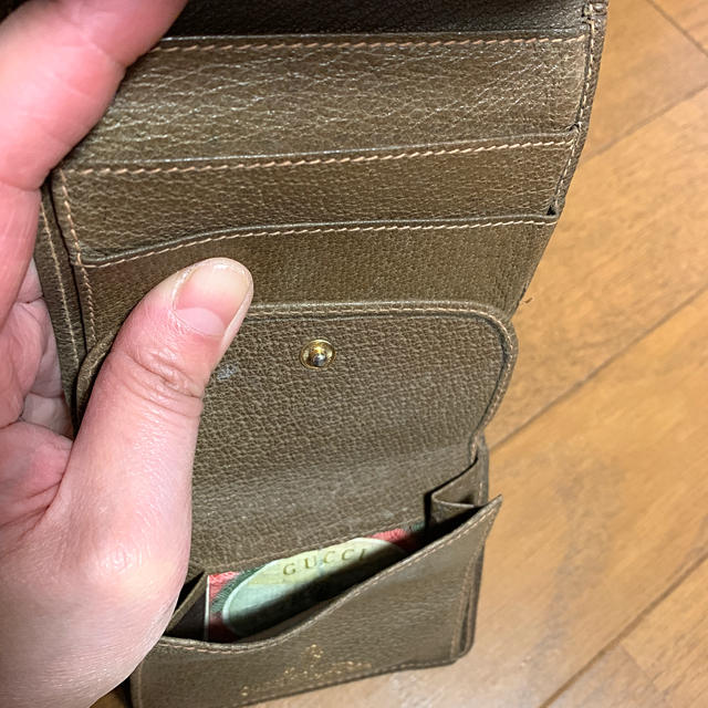 Gucci(グッチ)のオールドGUCCI三つ折り財布 メンズのファッション小物(折り財布)の商品写真