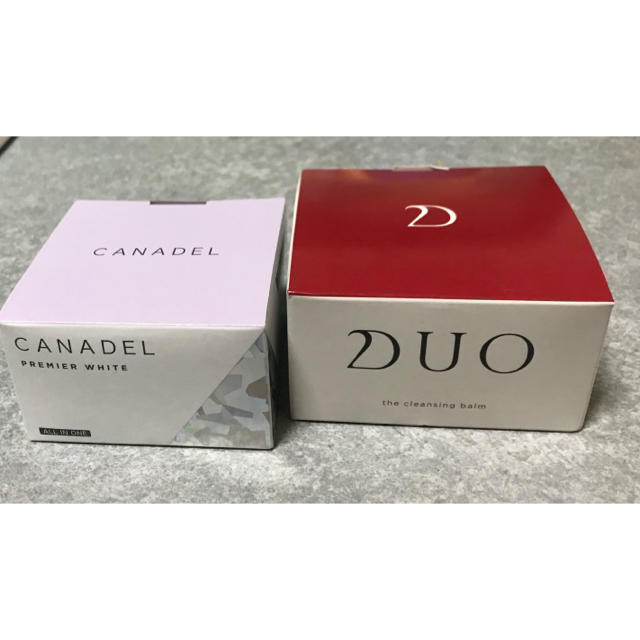 CANADEL プレミアムホワイト&DUO クレンジングバームの　2個セット