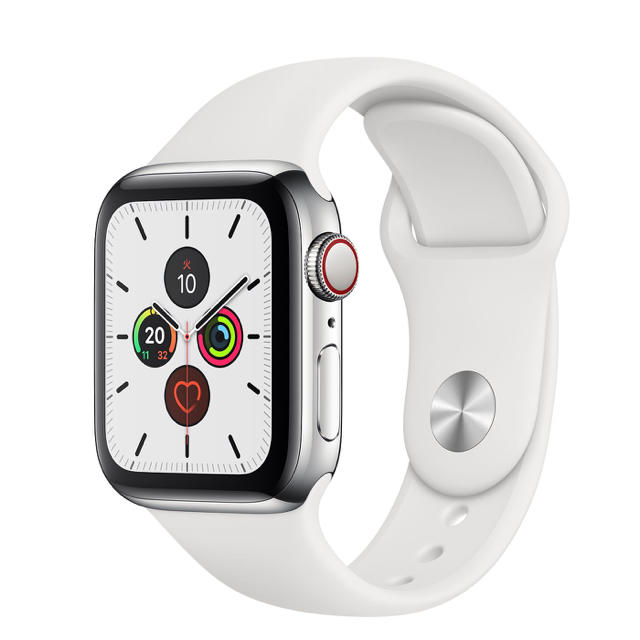 AppleWatch series5 40mm シルバー　GPS 美品