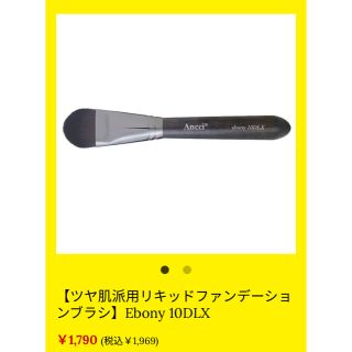 チャアンドパク(CNP)のAncciブラシ　ebony 10DLX(ブラシ・チップ)