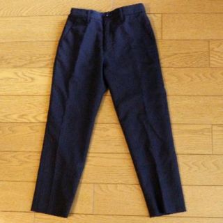 コムサデモード(COMME CA DU MODE)の美品♪コムサエンジェル★フォーマルウールロングパンツ/120/ブラック・黒(ドレス/フォーマル)