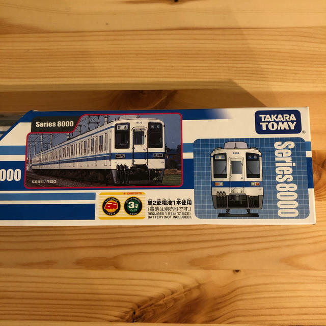 プラレール 東武8000系 - 鉄道模型