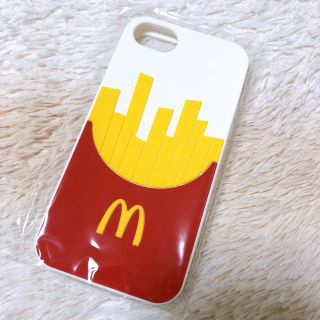 マクドナルド(マクドナルド)の【新品未開封】マクドナルド　シリコン製iPhoneケース(iPhoneケース)