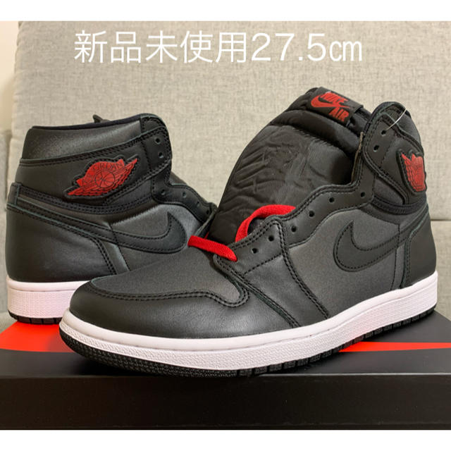 エアジョーダン1 HIGH Black/Gym Red