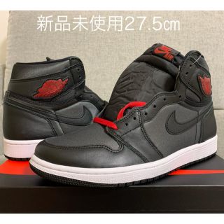 ナイキ(NIKE)のエアジョーダン1 HIGH Black/Gym Red(スニーカー)