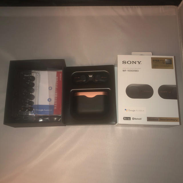 SONY(ソニー)の本日終了 SONY ワイヤレスイヤホン　WF-1000XM3 スマホ/家電/カメラのオーディオ機器(ヘッドフォン/イヤフォン)の商品写真