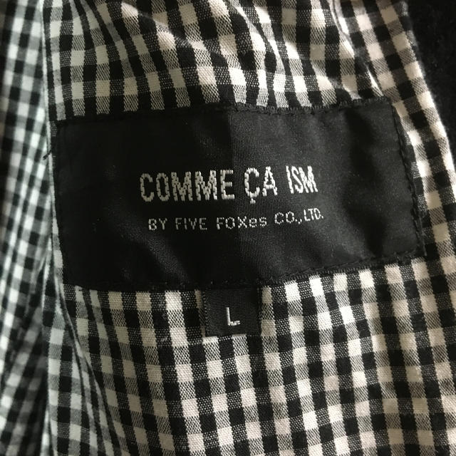 COMME CA ISM(コムサイズム)のコムサ コート Lサイズ メンズのジャケット/アウター(チェスターコート)の商品写真