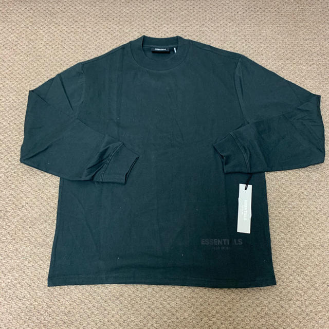 ネット卸売り XL Fear Of God Essentials Long sleeve 黒