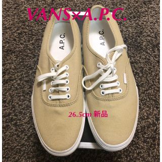 バンズボルト(VANS VAULT)の限定コラボ品　VANS×A.P.C.VAULT Authentic LX(スニーカー)