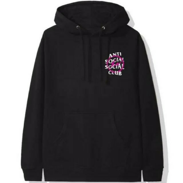 assc fragment bolt hoodie pink Sサイズ