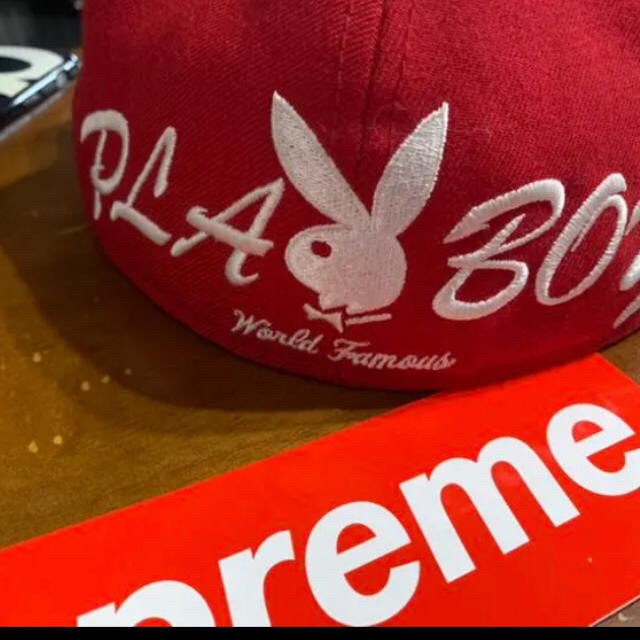 supreme ニューエラ baseball cap playboy コラボ supreme ニューエラ baseball cap playboy コラボ