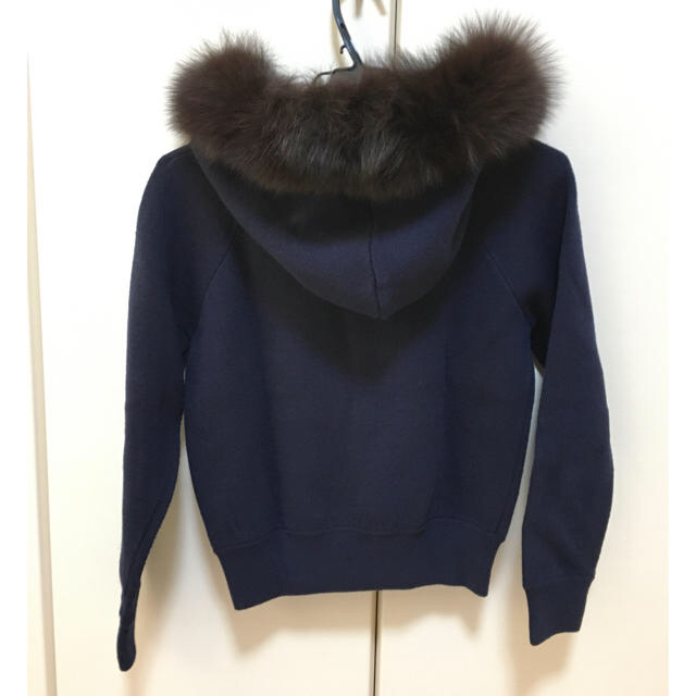 JUSGLITTY フォックスファーニットパーカーの通販 by sabo’s shop|ジャスグリッティーならラクマ - ジャスグリッティー 得価超歓迎