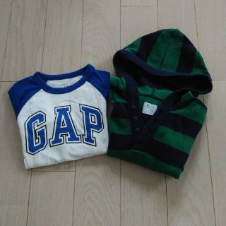 ベビーギャップ(babyGAP)の美品　90 95 ベビーギャップ　トップス　2枚セット(Tシャツ/カットソー)