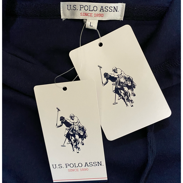 POLO RALPH LAUREN(ポロラルフローレン)の【処分特価‼️】U.S. POLO ASSN. パーカー Lサイズ ネイビー メンズのトップス(パーカー)の商品写真