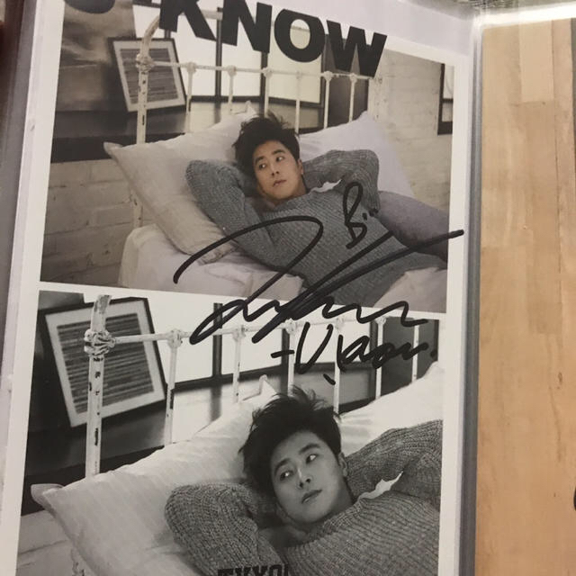 東方神起 サイン 直筆 ユノ ユンホ 東方神起 サイン 直筆 ユノ ユンホ