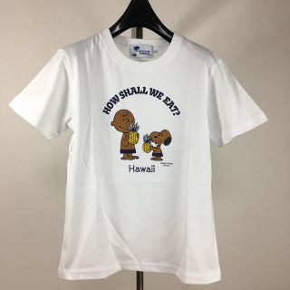 スヌーピー(SNOOPY)の150新品 ハワイ限定 日焼けスヌーピー Tシャツマキさんデザイン　パイナップル(Tシャツ/カットソー)